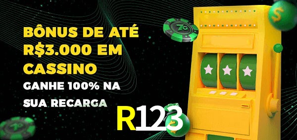 R123 melhor bônus de depósito