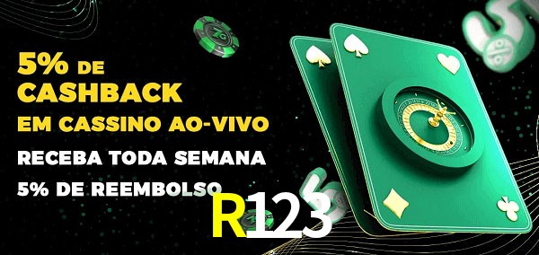 Promoções do cassino ao Vivo R123